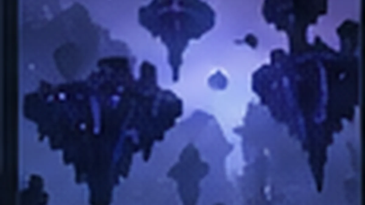 Dark floating End landscape artwork for the troubleshooting guide